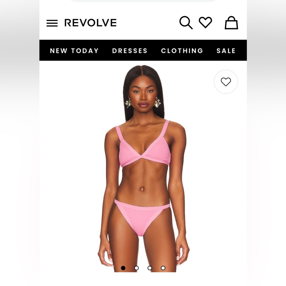 L SPACE pink bikini sz small. NWT 
Farrah top and Vacay Bottoms